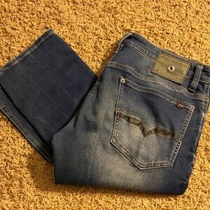 Men’s Buffalo David Bitton Dark Blue Straight Jeans